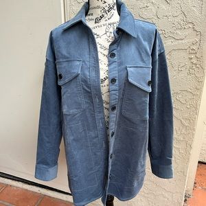 Madewell twill oversized shirt jacket S